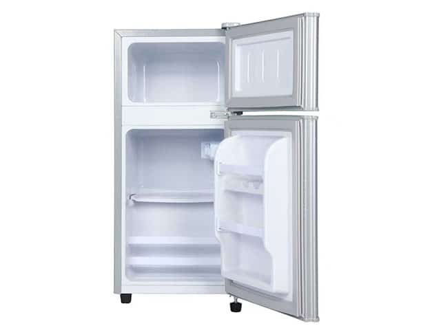 Réfrigérateur Bar F 95 Litres Defrost Gris/Noir – Mini Frigo Compact avec Compartiment Congélation