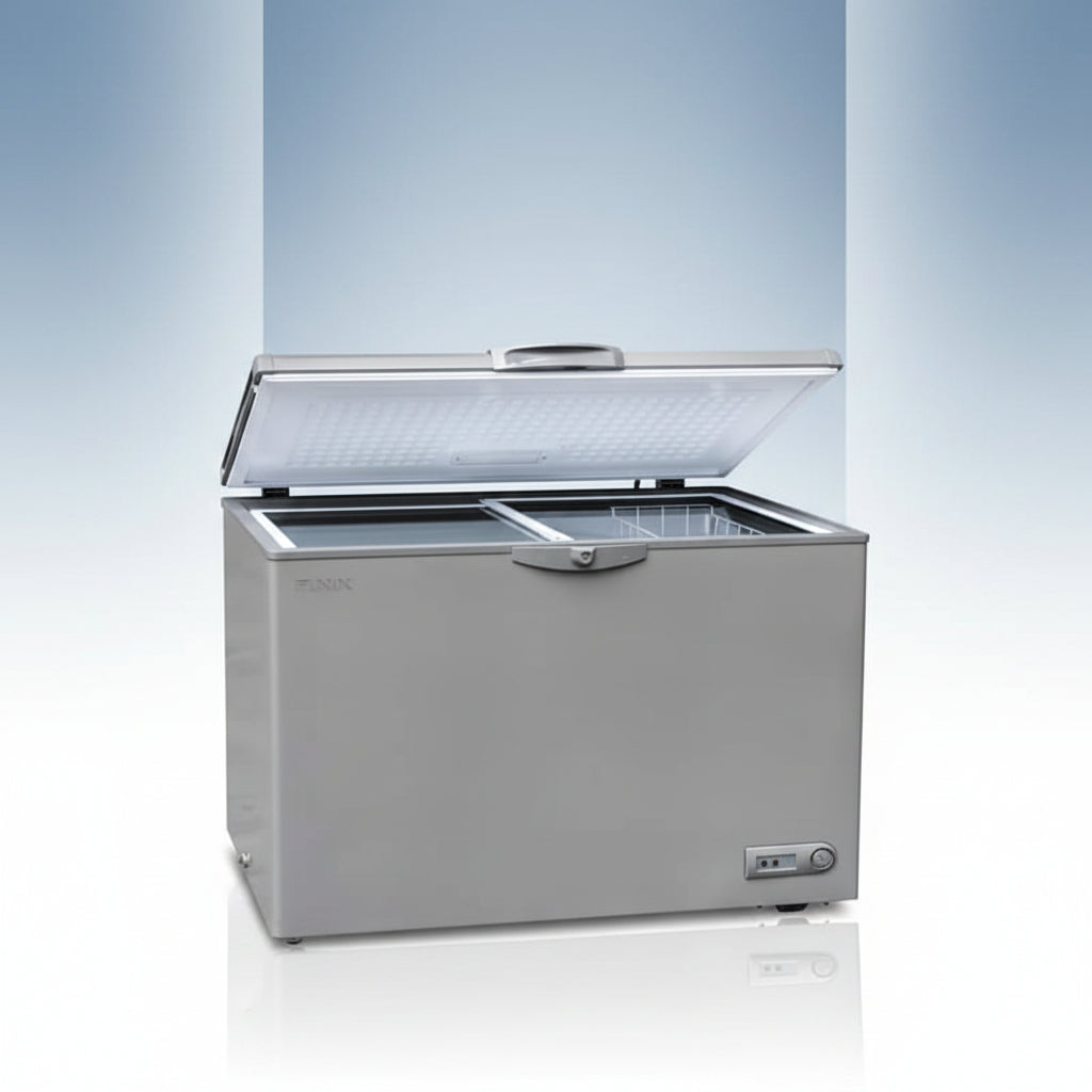 Congélateur Horizontal Coffre Vitré F300 Litres BD(W)-300 Gris