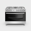 Cuisinière à Gaz FERRE 5 Feux 90x60 Inox avec Four Grande Capacité – F9P50G2