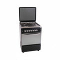 Cuisinière à Gaz FERRE 4 Feux 60x60 avec Four et Tournebroche – F6N40G2-AF Gris Foncé