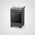 Cuisinière à Gaz MIDEA 4 Feux 50x50 avec Four – SP5055T082-BG Noire