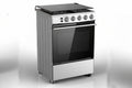 Cuisinière à Gaz MIDEA 4 Feux 60x60 Inox avec Four, Gril et Rôtisserie – 4G059