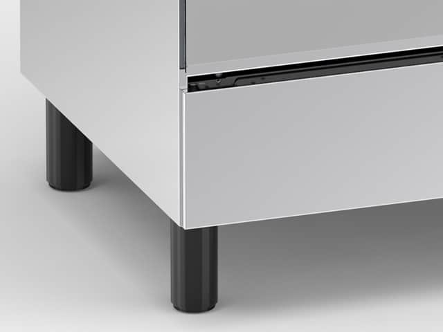 Cuisinière à Gaz F 5 Feux 90x60 Inox avec Four 130L, Rôtissoire et Minuterie – G95ND-M (62V12T2G1X)
