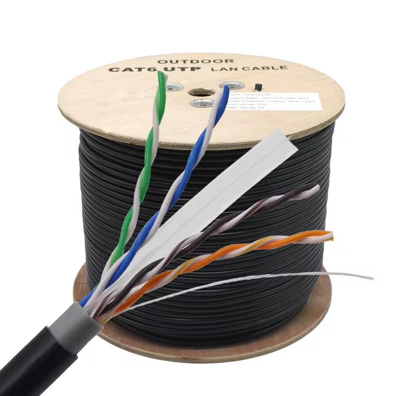 Touret de câble réseau Outdoor (Extérieur) RJ45 – Catégorie 6 SFTP
