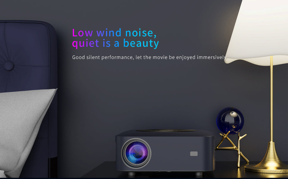 Mini Vidéoprojecteur Android Full HD 1080P WiFi Smart Projector