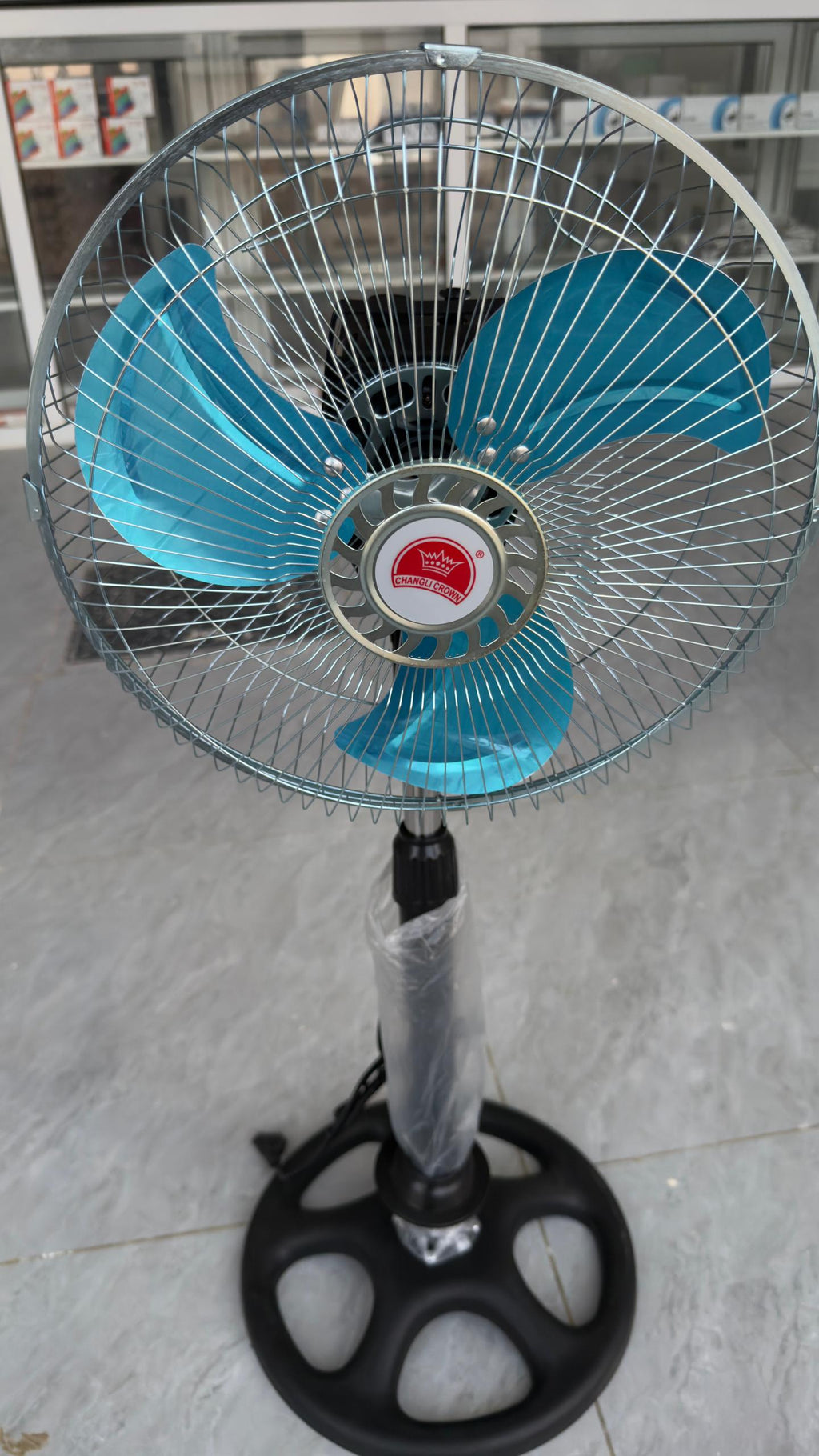Ventilateur sur pied 16 pouces CHANGLI CROWN – 3 pales