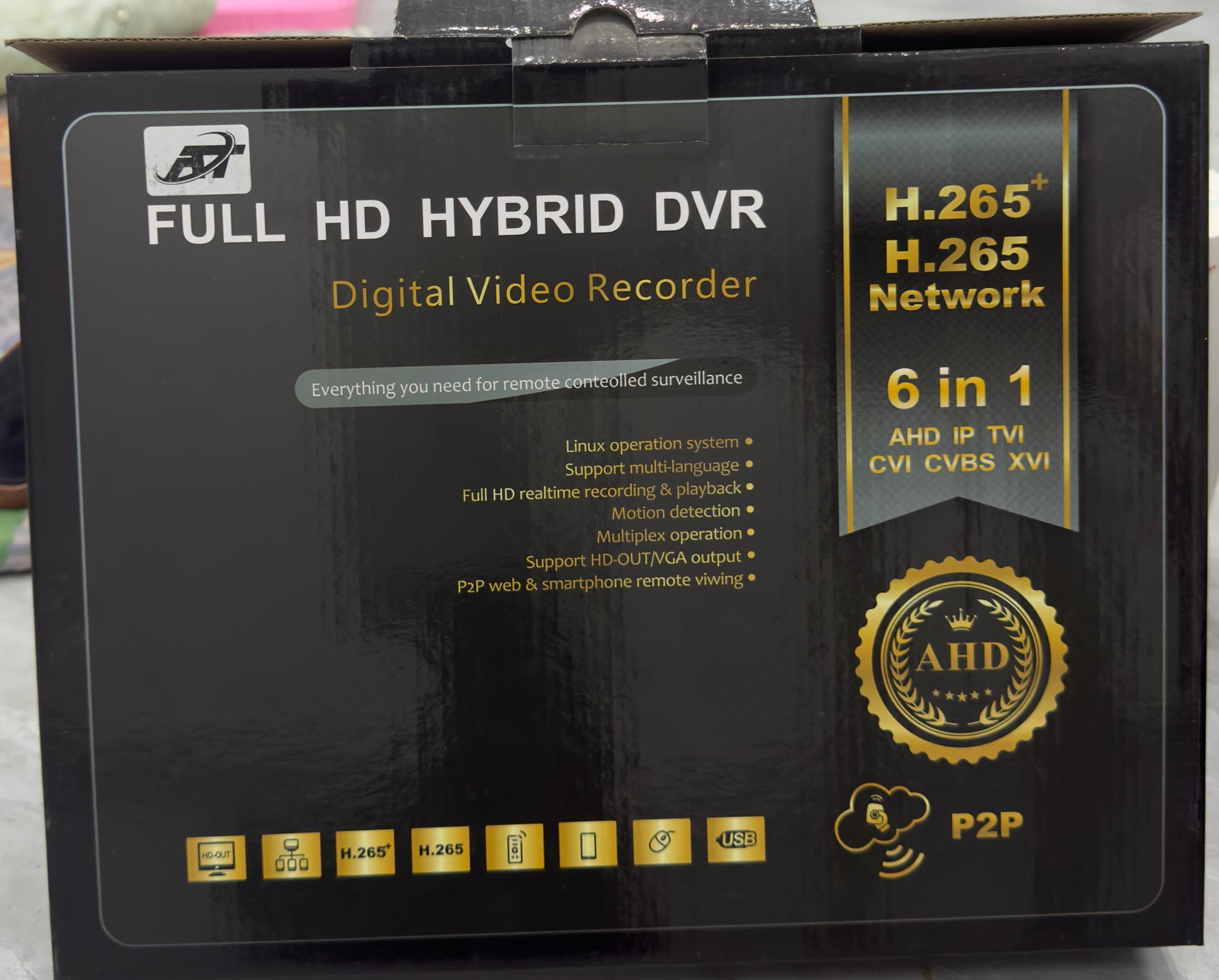 CAMERA ANALOGIQUE VisionPro Hybride 6-en-1 : Enregistreur DVR Full HD