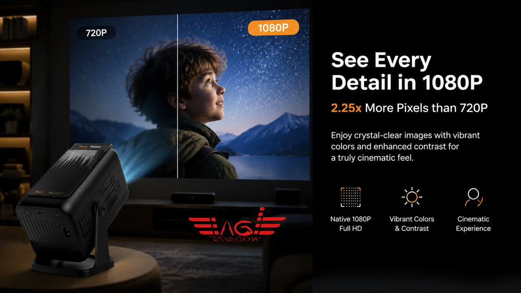 Vidéo Projecteur Smart AG Shadow 1080P Full HD