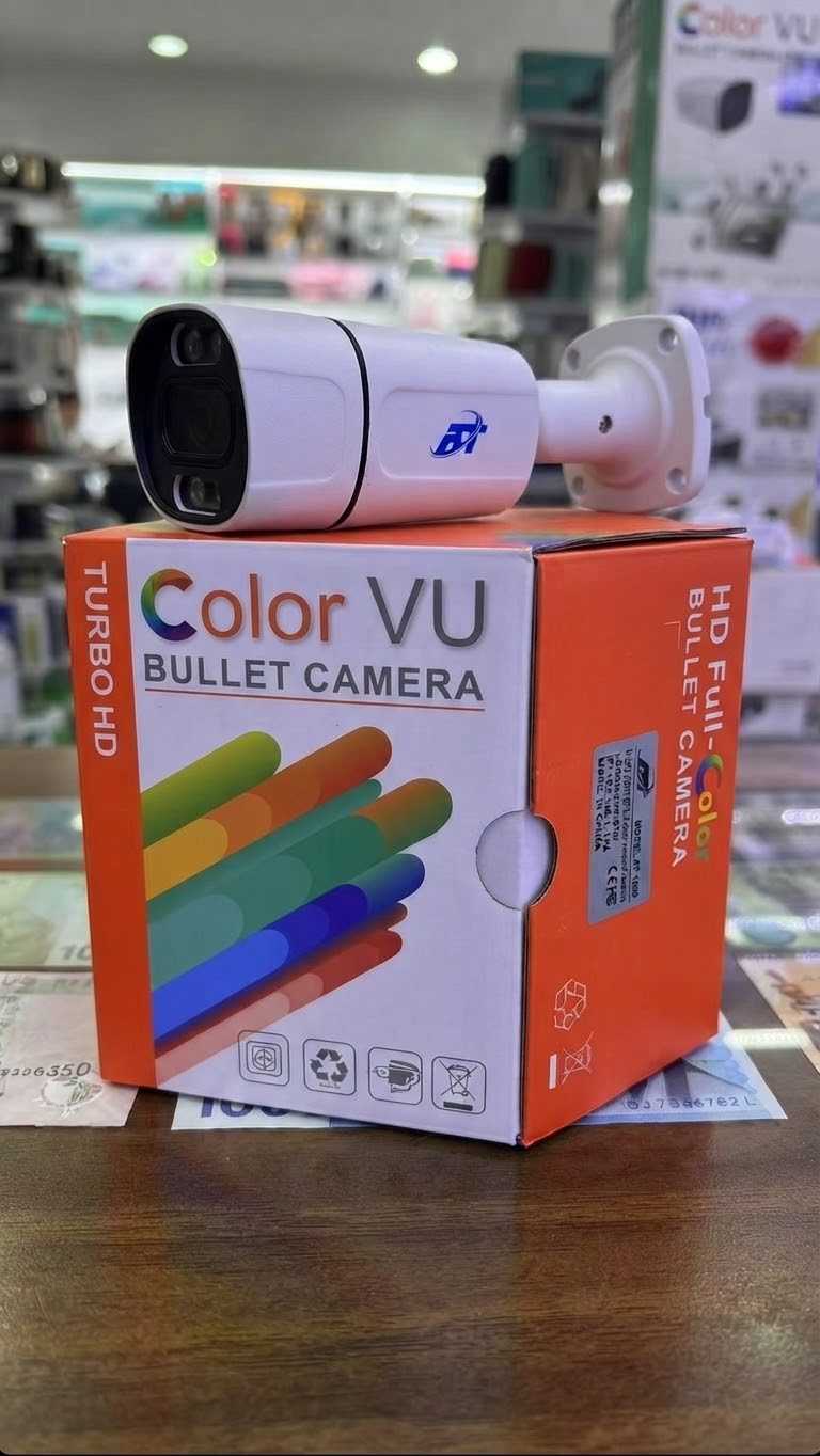 Caméra de Surveillance Extérieure IP Bullet 4K Full Color – Modèle AT-1600