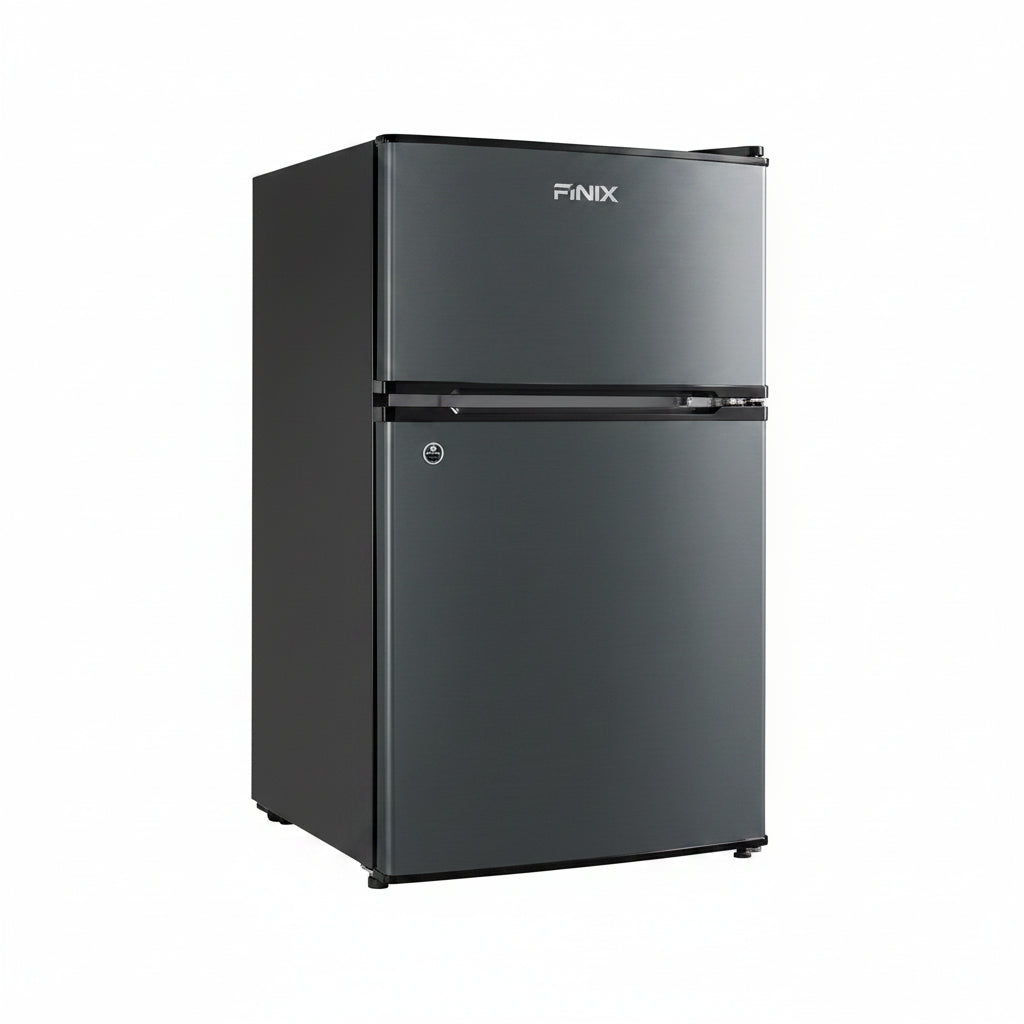 Réfrigérateur Bar F 113 Litres Double Porte – HD-113FN Gris / Noir