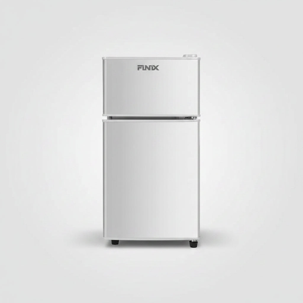 Réfrigérateur Bar F 95 Litres Defrost Gris/Noir – Mini Frigo Compact avec Compartiment Congélation