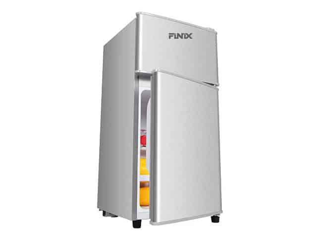 Réfrigérateur Bar F 95 Litres Defrost Gris/Noir – Mini Frigo Compact avec Compartiment Congélation