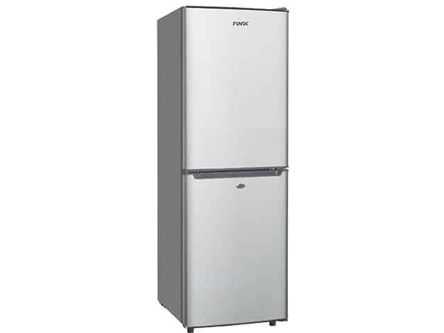 Réfrigérateur Combiné F190 Litres FIN-190 3T Defrost Gris – Double Porte avec 3 Tiroirs Congélateur