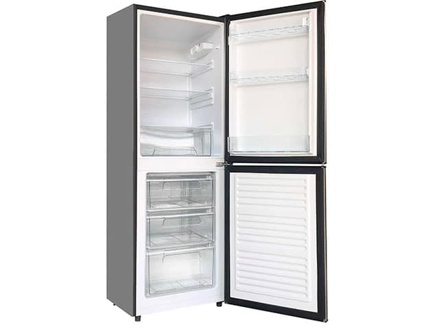 Réfrigérateur Combiné F190 Litres FIN-190 3T Defrost Gris – Double Porte avec 3 Tiroirs Congélateur