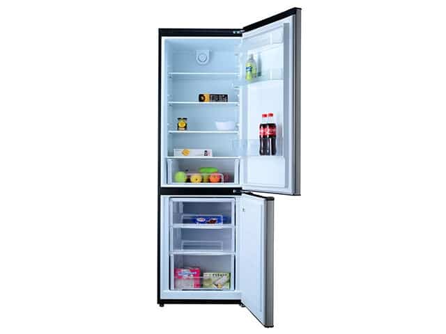 Réfrigérateur Combiné F 270 Litres BCD-210Q-53H Defrost Gris/Noir – 4 Tiroirs Congélateur
