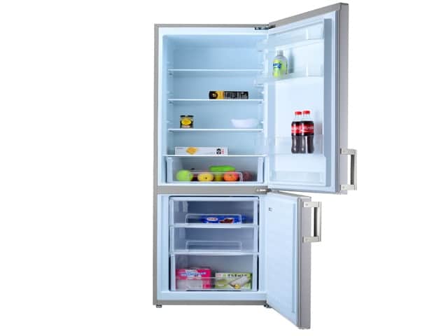 Réfrigérateur Combiné F 420L FIN-420 Gris/Noir – 3 Tiroirs – Defrost
