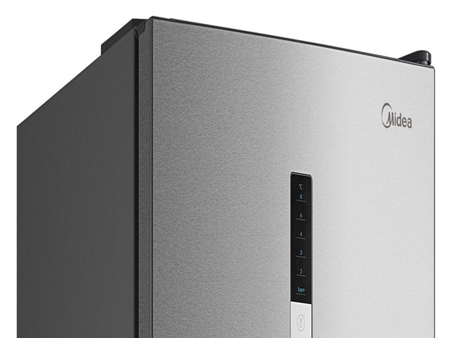 Réfrigérateur Combiné MIDEA 302L No Frost MRDB424FG avec Distributeur d’Eau – Gris Inox
