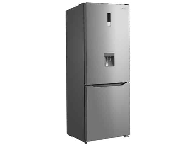 Réfrigérateur Combiné MIDEA 302L No Frost MRDB424FG avec Distributeur d’Eau – Gris Inox