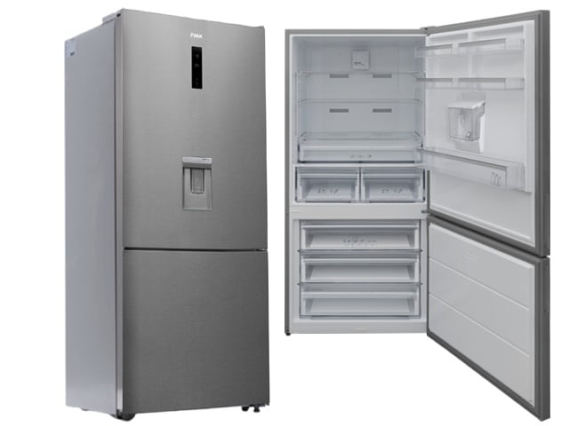 Réfrigérateur Combiné F Maxifresh 653 – 564L Grande Capacité avec Distributeur d’Eau – Gris Moderne