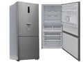 Réfrigérateur Combiné F Maxifresh 653 – 564L Grande Capacité avec Distributeur d’Eau – Gris Moderne