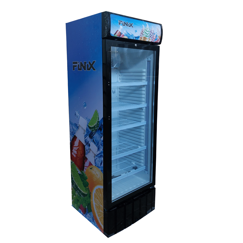 Réfrigérateur Vitrine F SC-370 370L 1 Porte Verre – Ventilé 0°C à 10°C Professionnel