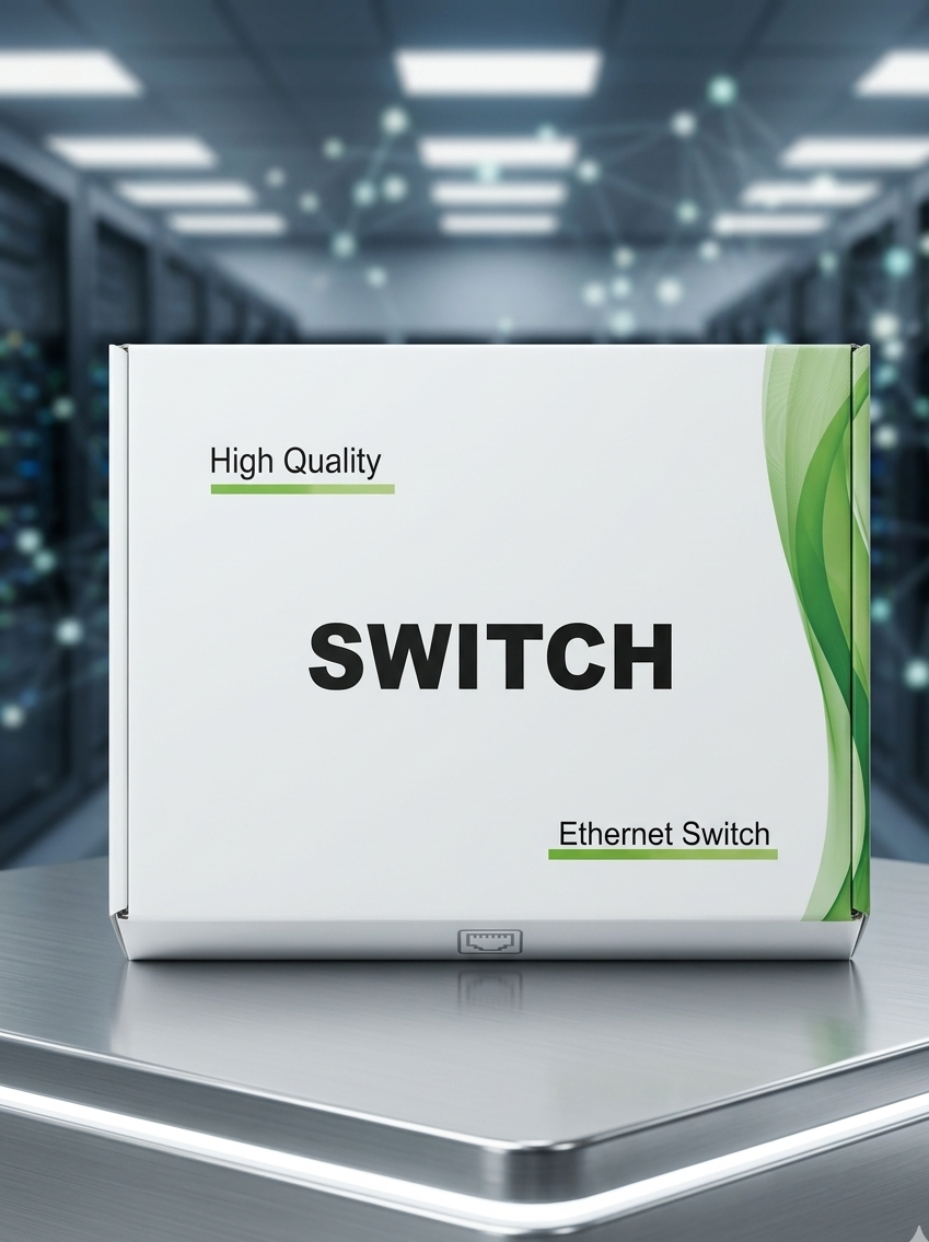 Switch POE 10316KE - Étiquette technique : modèle, débit, alimentation 250W