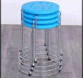 Tabouret Empilable Structure Métallique
