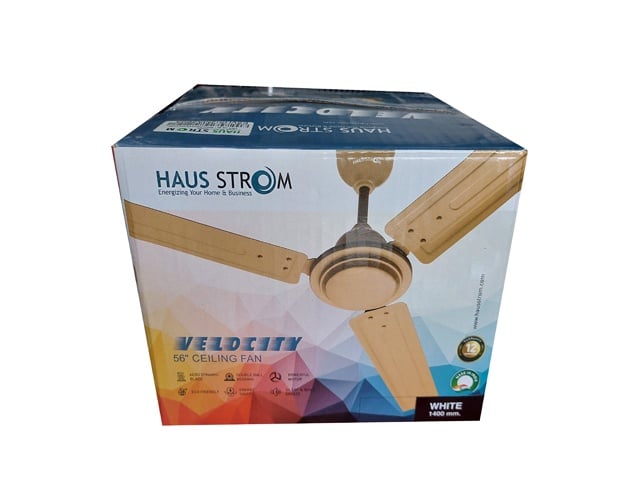 Ventilateur Plafonnier Metal Velocity 3 Hélices Blanc