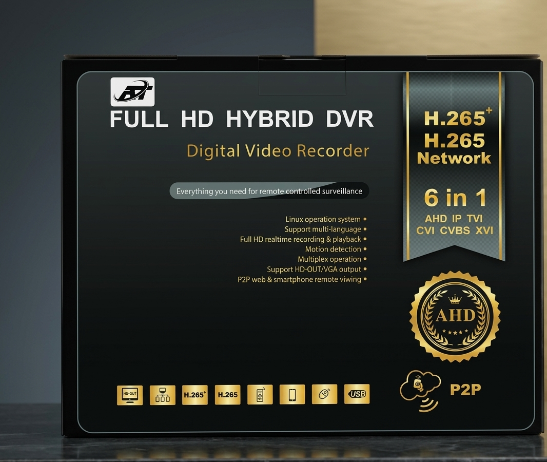 Enregistreur DVR Hybrid 8 Canaux FDT S108 H.265+